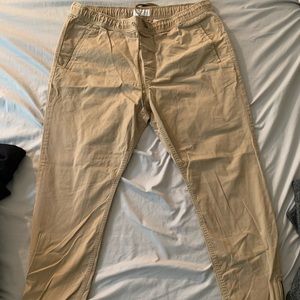 Express Khaki Joggers